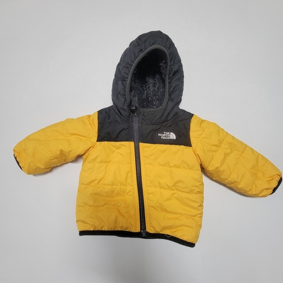 The north face Reversible hooded fleece puffer Jacket Infant's 3-6M. - Picture 1 of 14